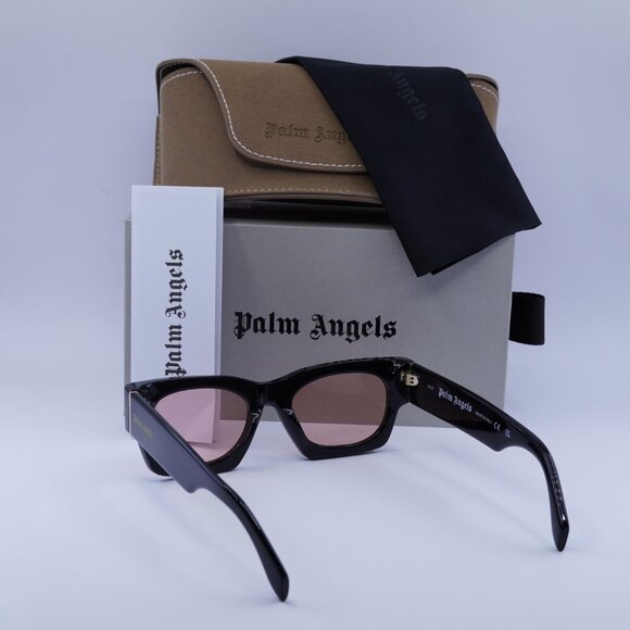 Palm Angels PERI089 BODIE 1021 Square Sunglasses - Black/Cameo - Picture 5 of 9